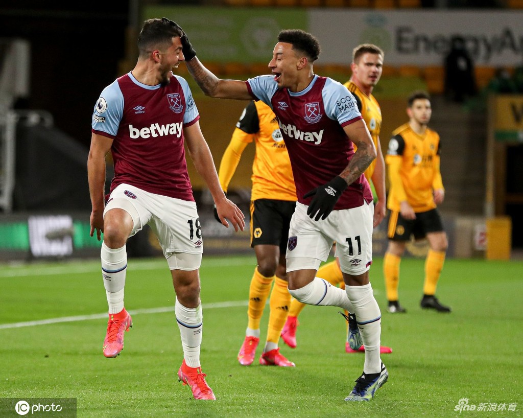 [英超]西汉姆3-2狼队 林加德60米奔袭破门+助攻