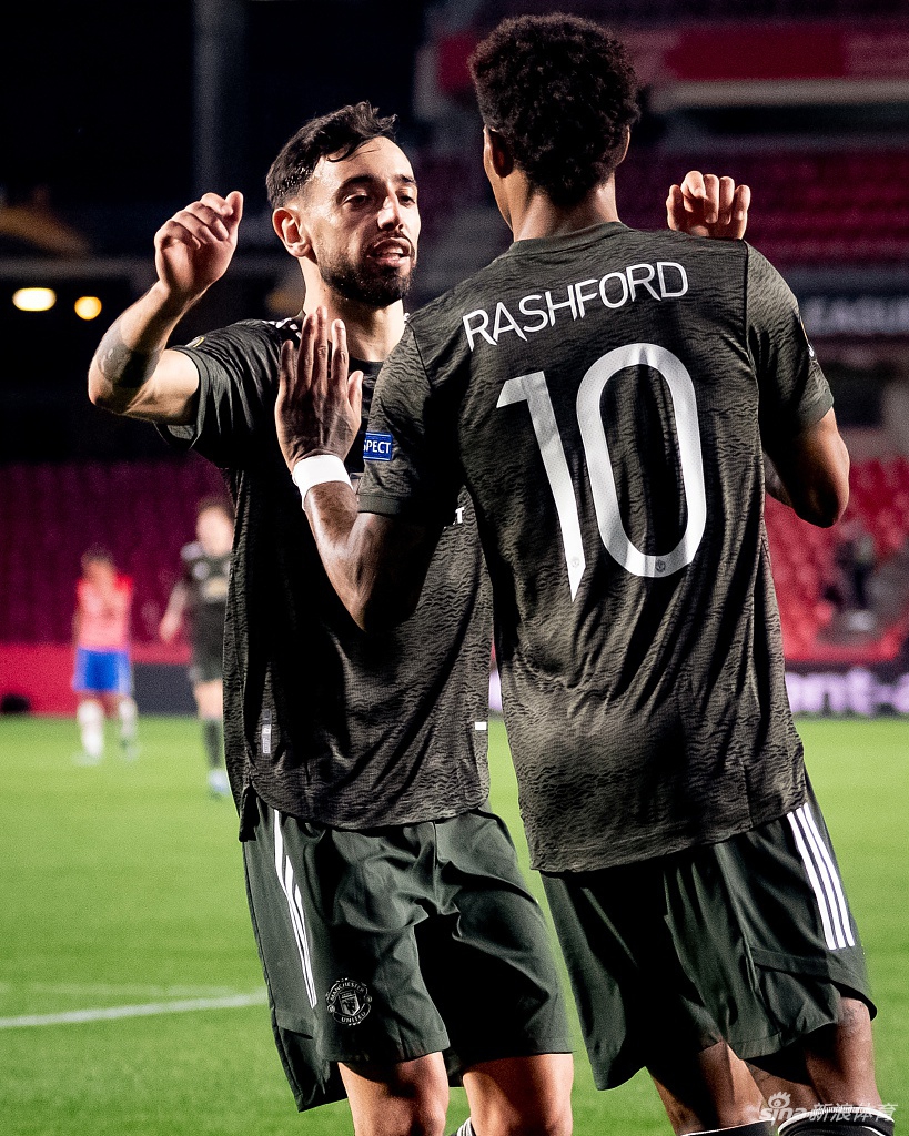 [欧联杯]曼联客场2-0格拉纳达 B费拉什福德破门