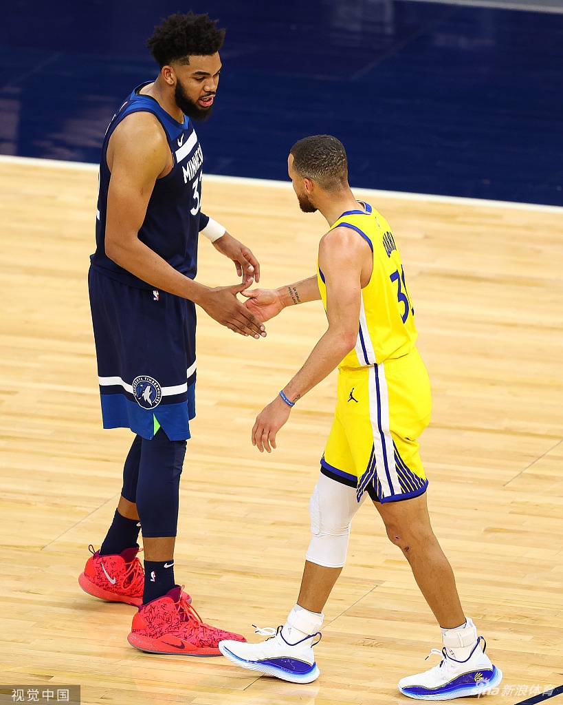 [NBA]勇士114-126森林狼 库里空砍37分