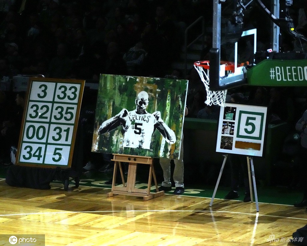 凯尔特人为加内特举行球衣退役仪式