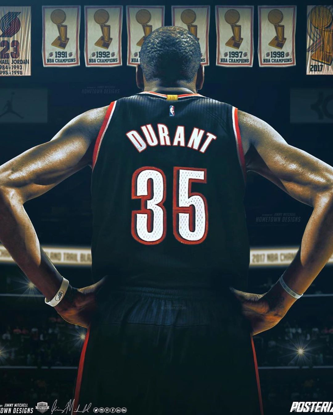 杜兰特被开拓者选中