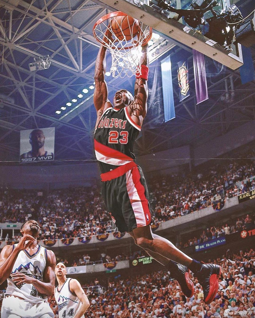 NBA历史畅想：乔丹杜兰特加盟开拓者 艾弗森夺冠