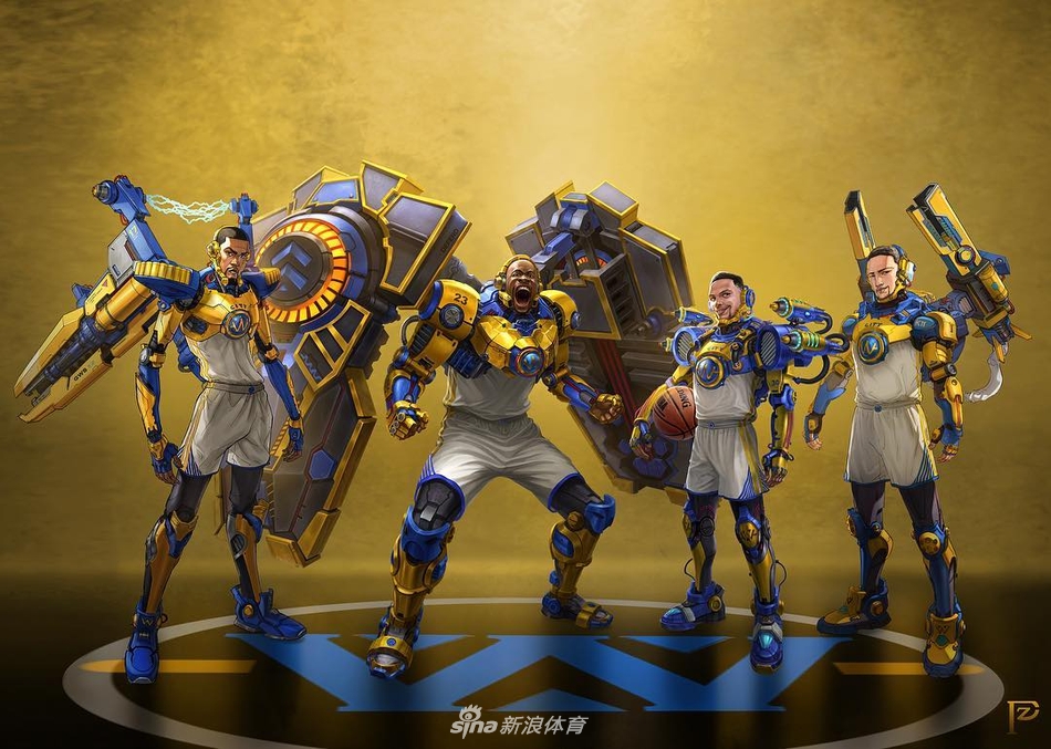 球迷的漫画助攻 卫冕冠军勇士的战书