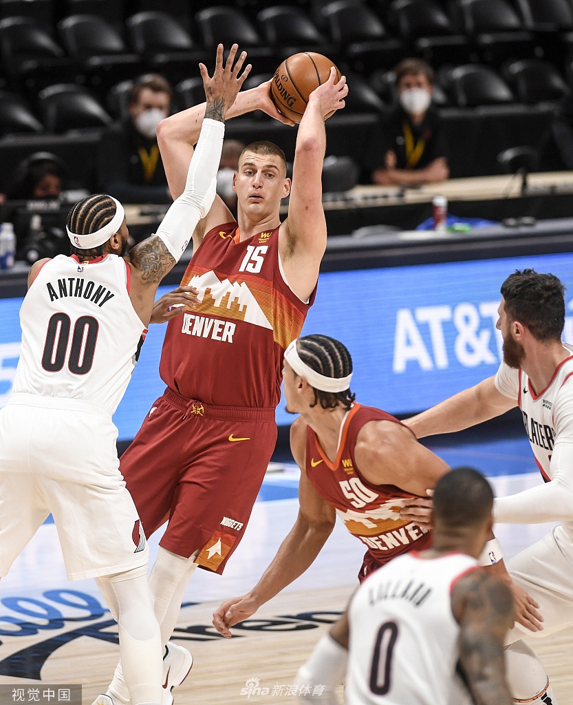 [NBA季后赛]开拓者109-128掘金 约基奇38分力压利拉德