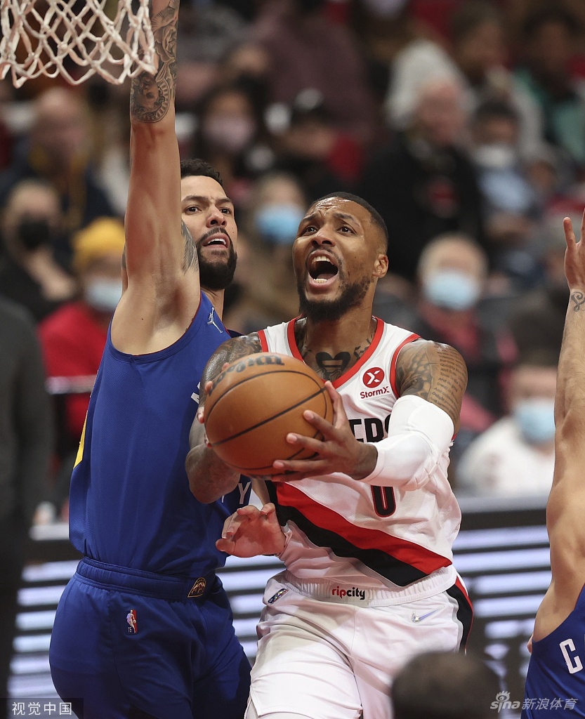 [NBA常规赛]掘金100-119开拓者