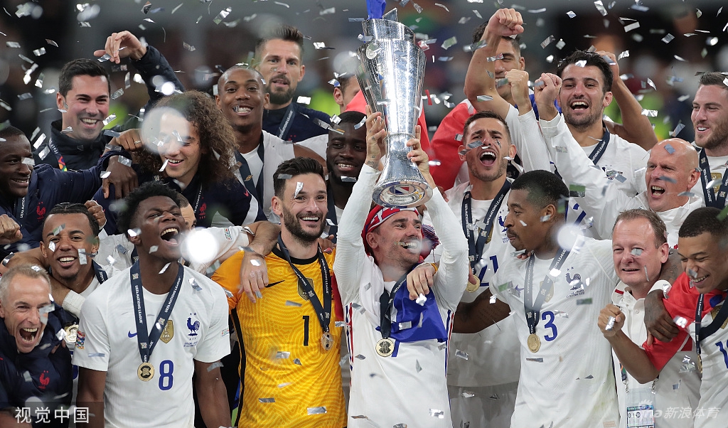 [欧国联]法国2-1逆转西班牙夺冠