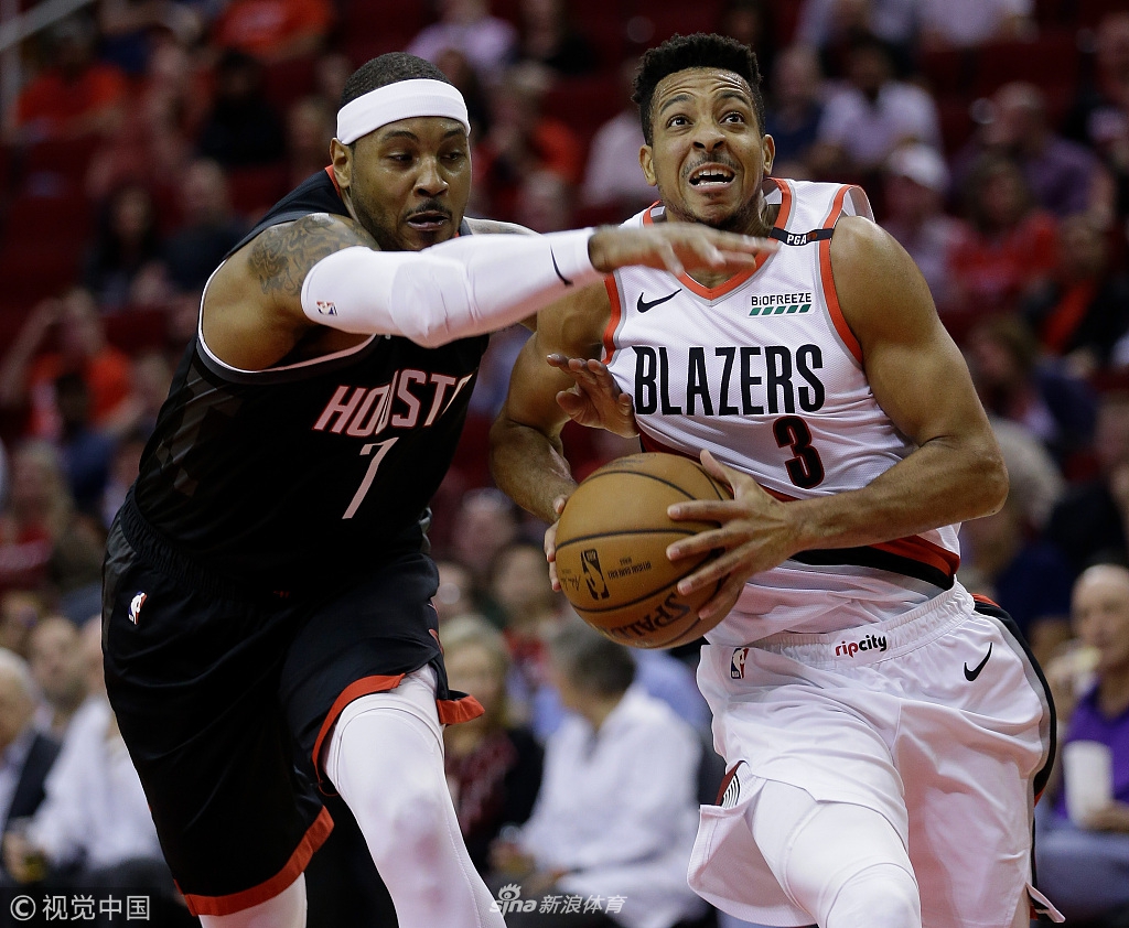 [NBA常规赛]开拓者104-85火箭