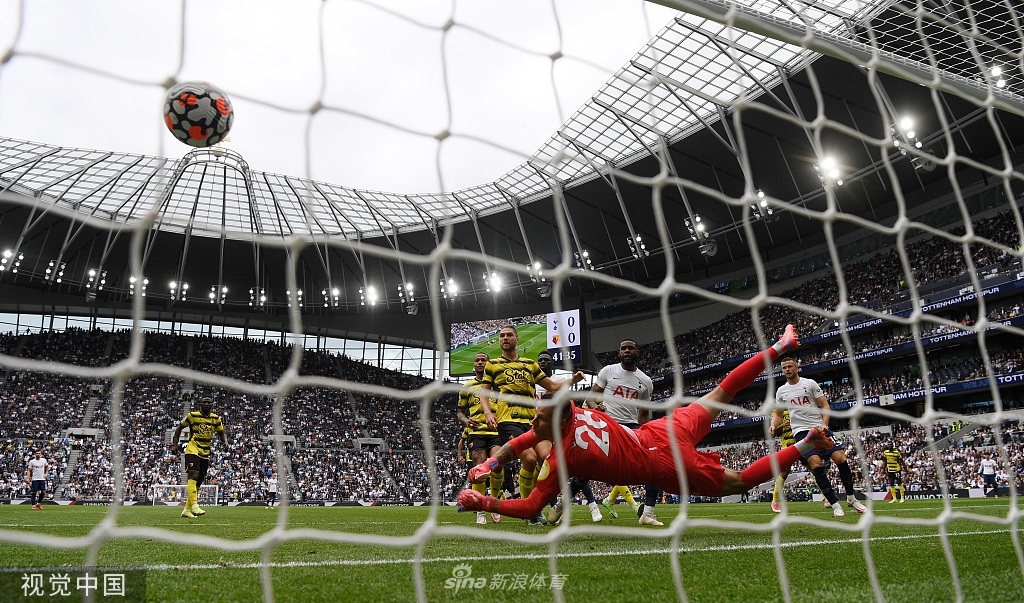 [英超]热刺1-0沃特福德 孙兴O任意球破门