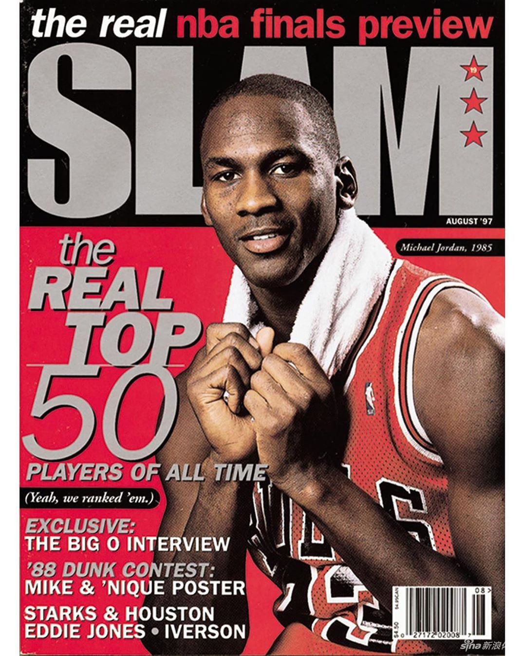 《SLAM》杂志历年乔丹封面写真：哪一张是你最爱