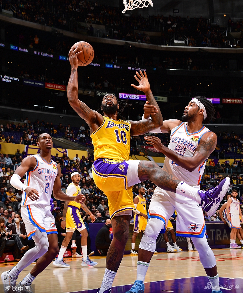 [NBA]雷霆107-104湖人 浓眉两双詹姆斯休战