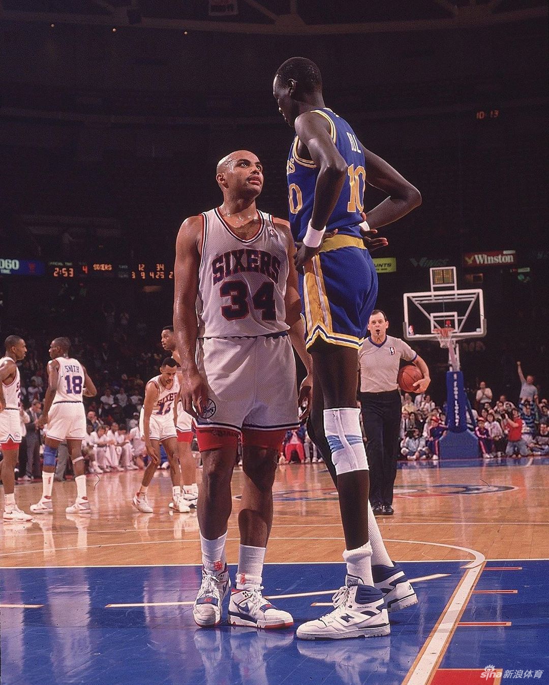 NBA身高最高之人老照片：前盖帽王 感受真正的大长腿