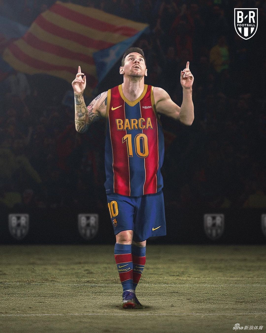 当C罗梅西们穿上NBA款背心比赛是什么水平