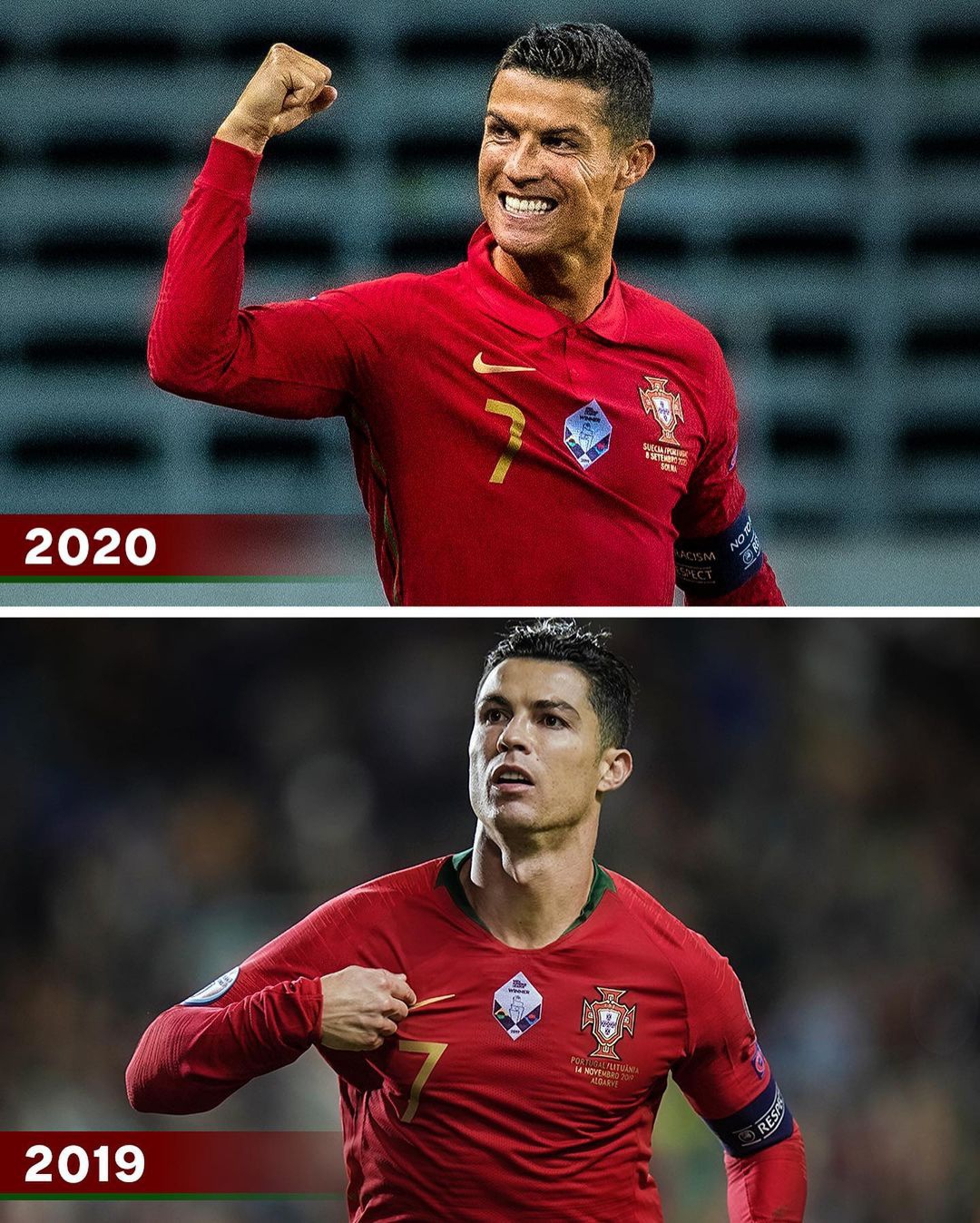 国之重器！C罗连续18年为葡萄牙队进球