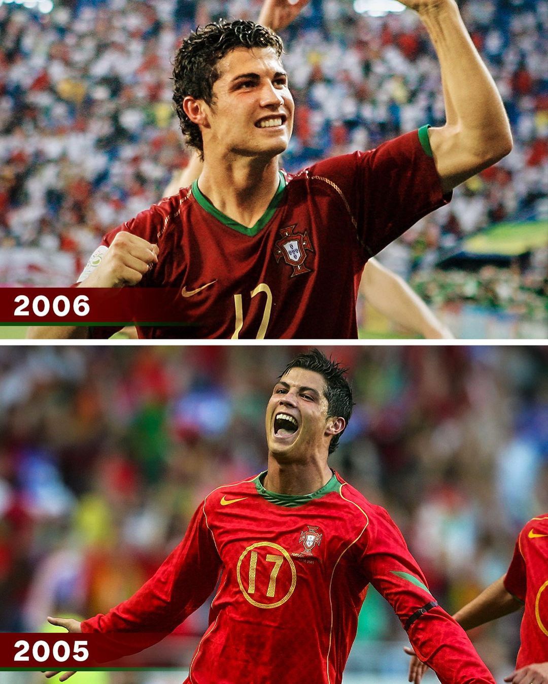 国之重器！C罗连续18年为葡萄牙队进球