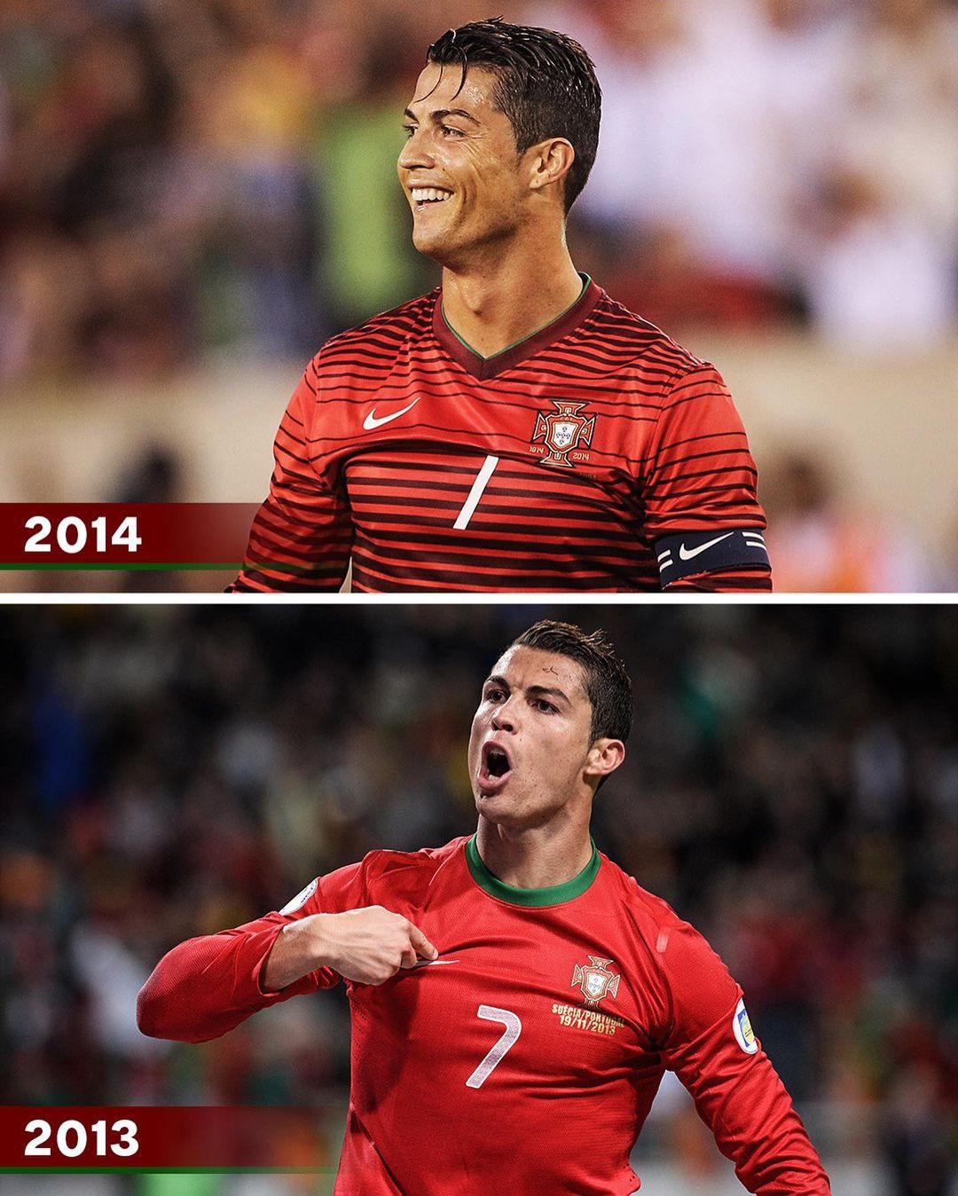 国之重器！C罗连续18年为葡萄牙队进球