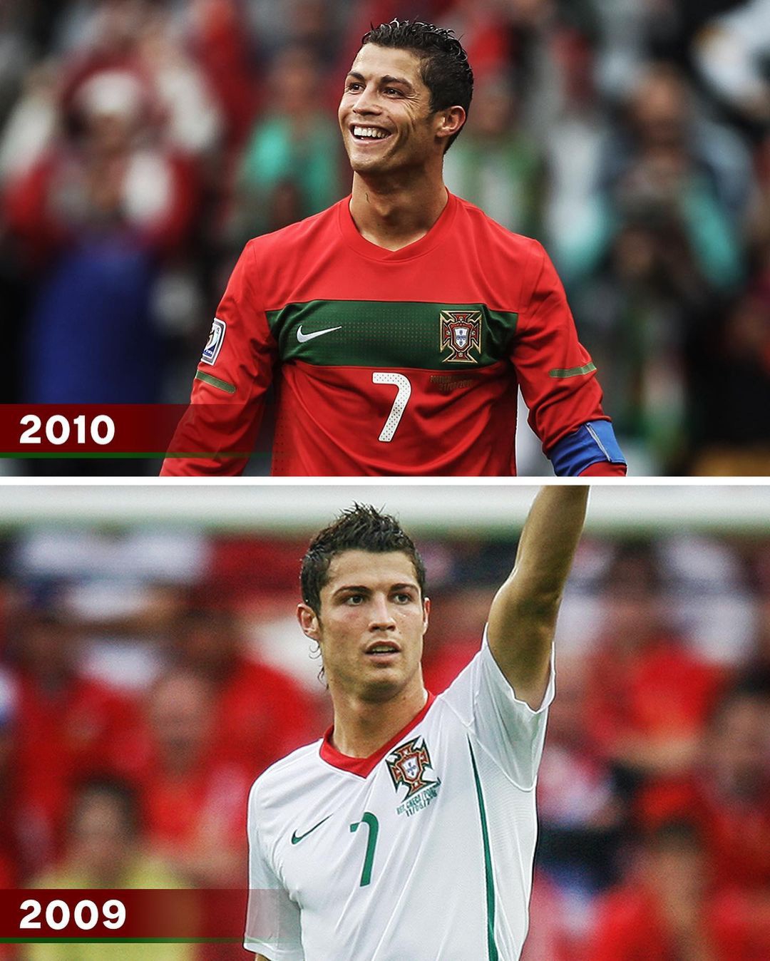 国之重器！C罗连续18年为葡萄牙队进球
