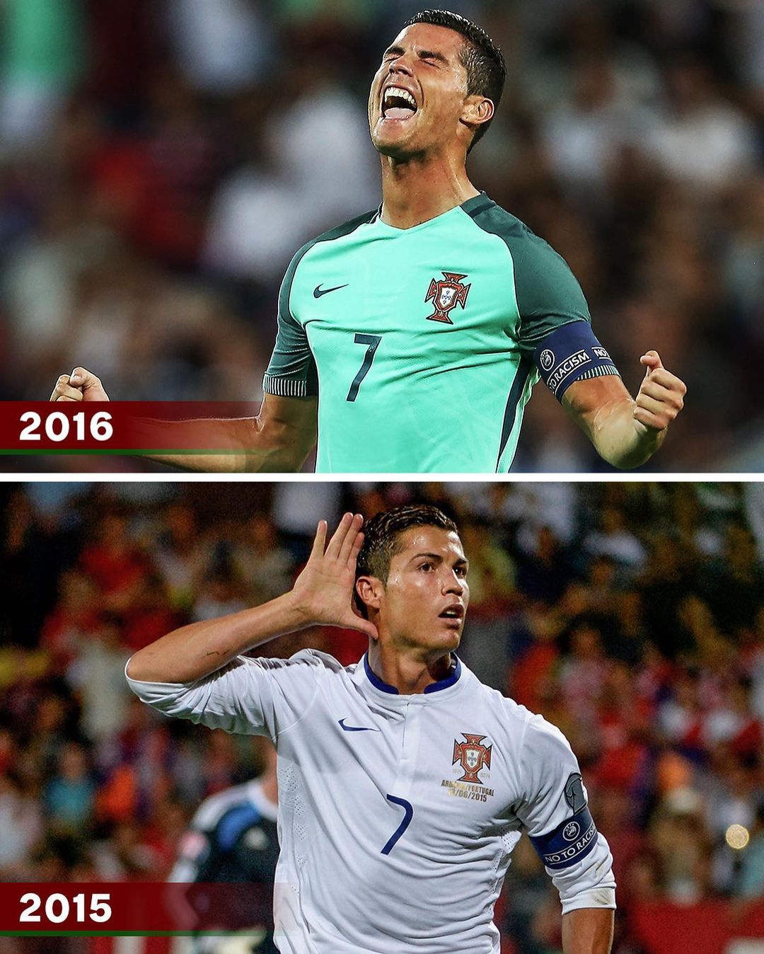 国之重器！C罗连续18年为葡萄牙队进球