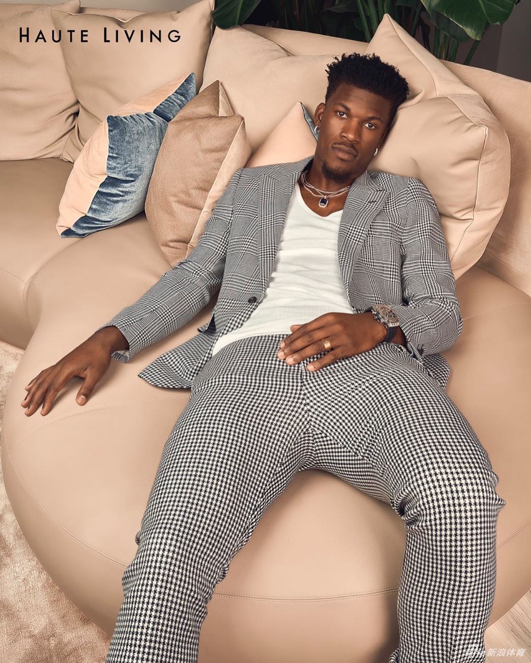 热火王牌巴特勒拍写真 潮人x肌肉男真像年轻的乔丹