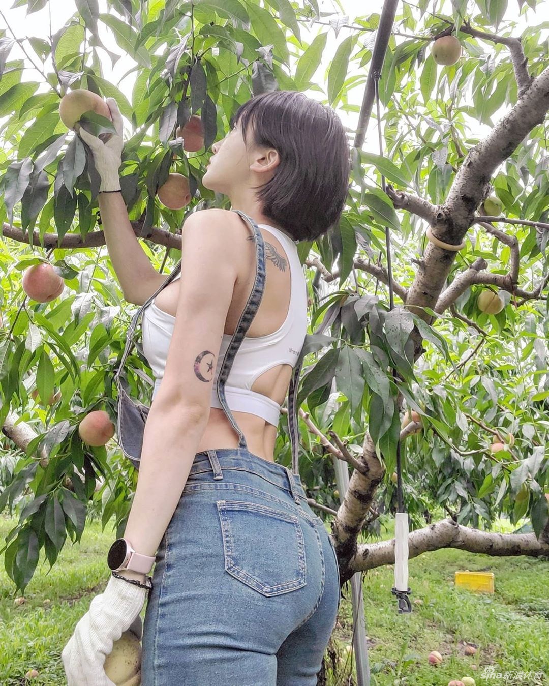 美女瑜伽健身老师秀出优秀曲线 这身材什么水平