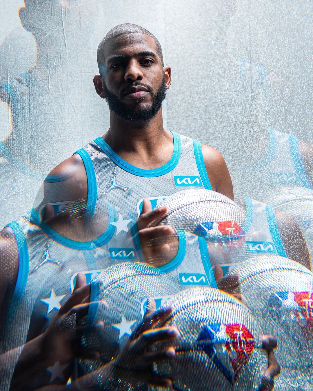 詹姆斯库里领衔NBA全明星个人写真