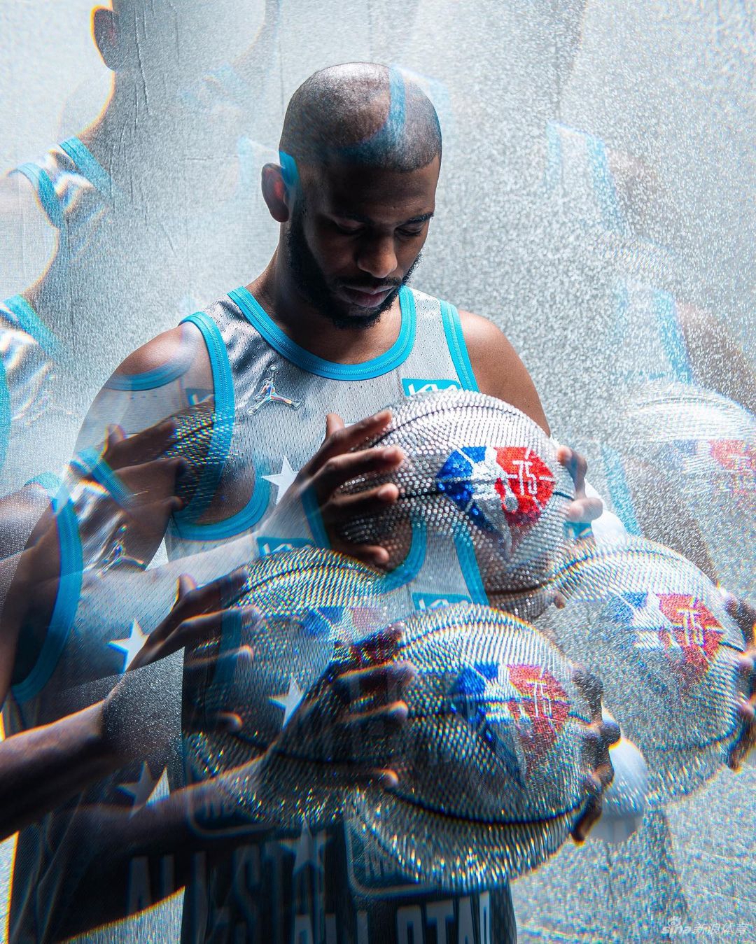 詹姆斯库里领衔NBA全明星个人写真