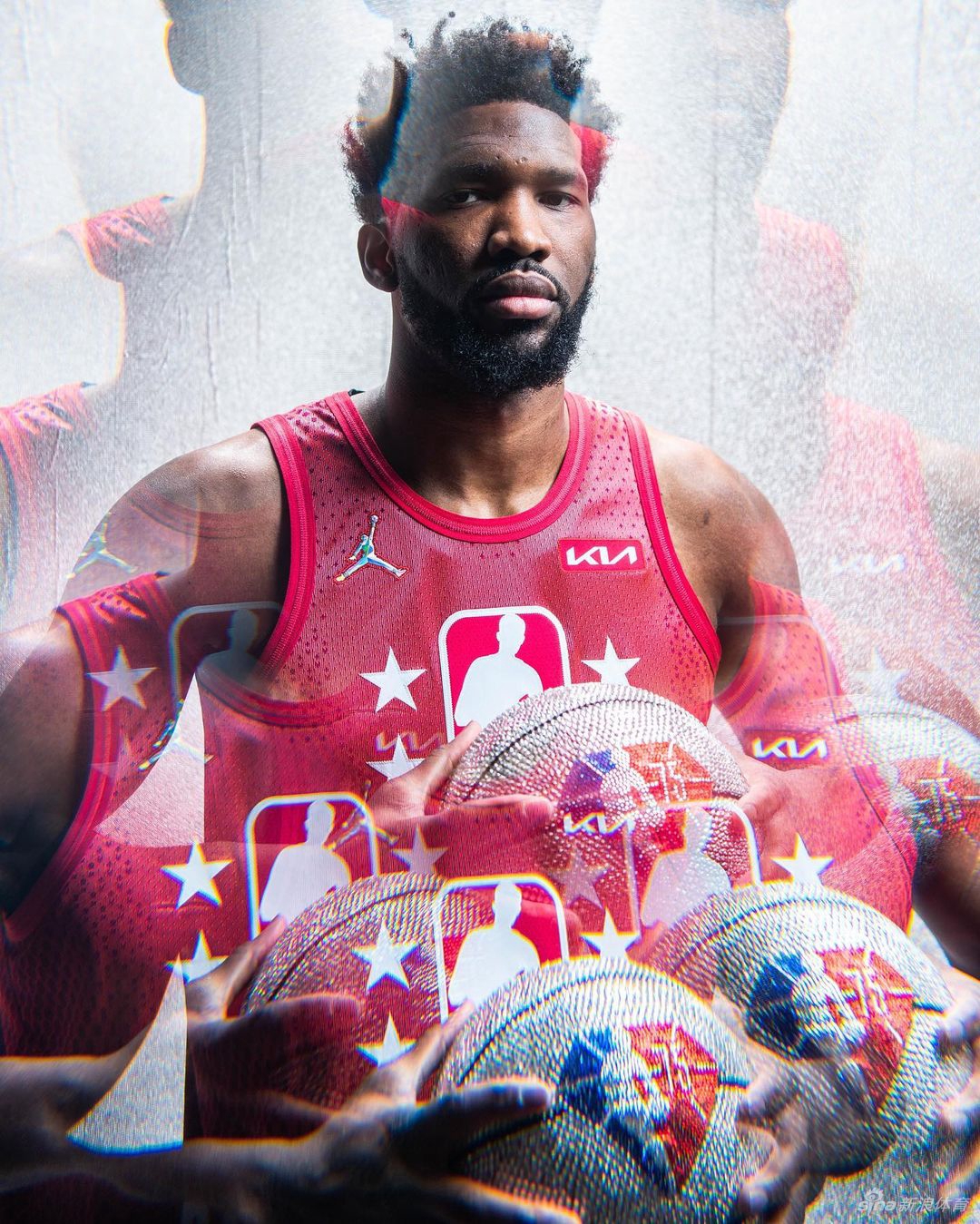 詹姆斯库里领衔NBA全明星个人写真