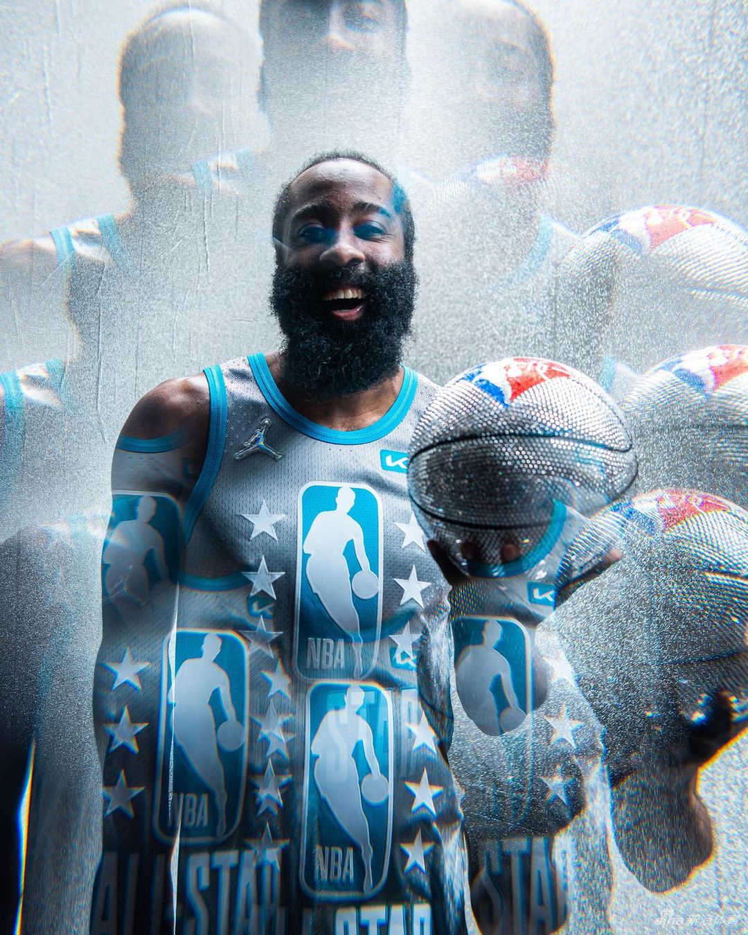 詹姆斯库里领衔NBA全明星个人写真