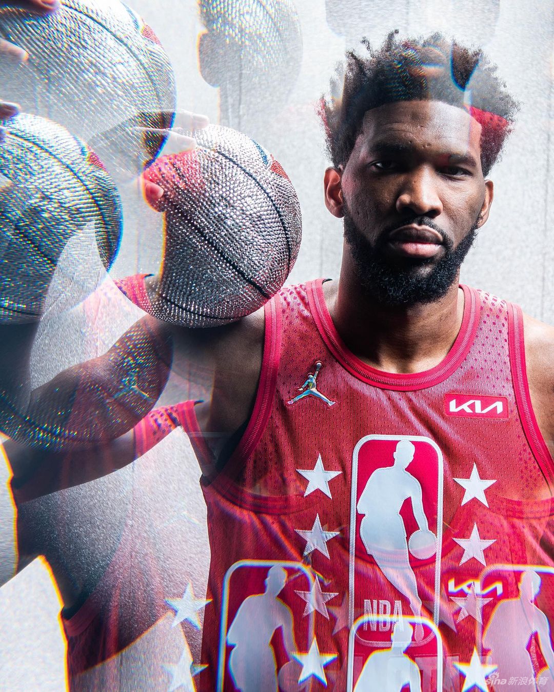 詹姆斯库里领衔NBA全明星个人写真