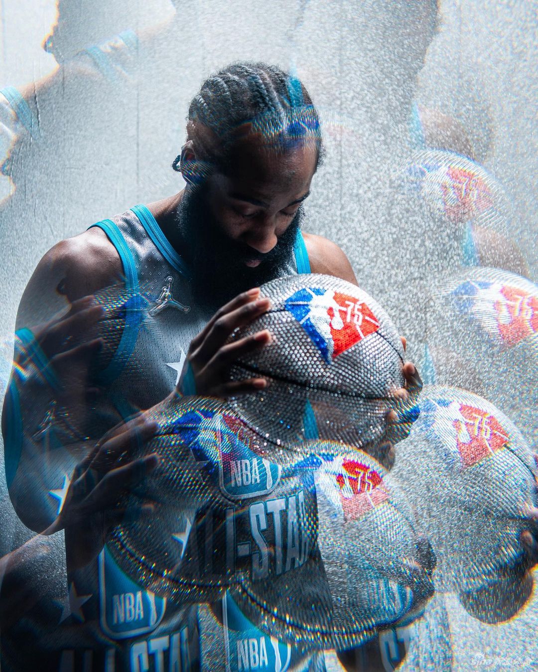 詹姆斯库里领衔NBA全明星个人写真