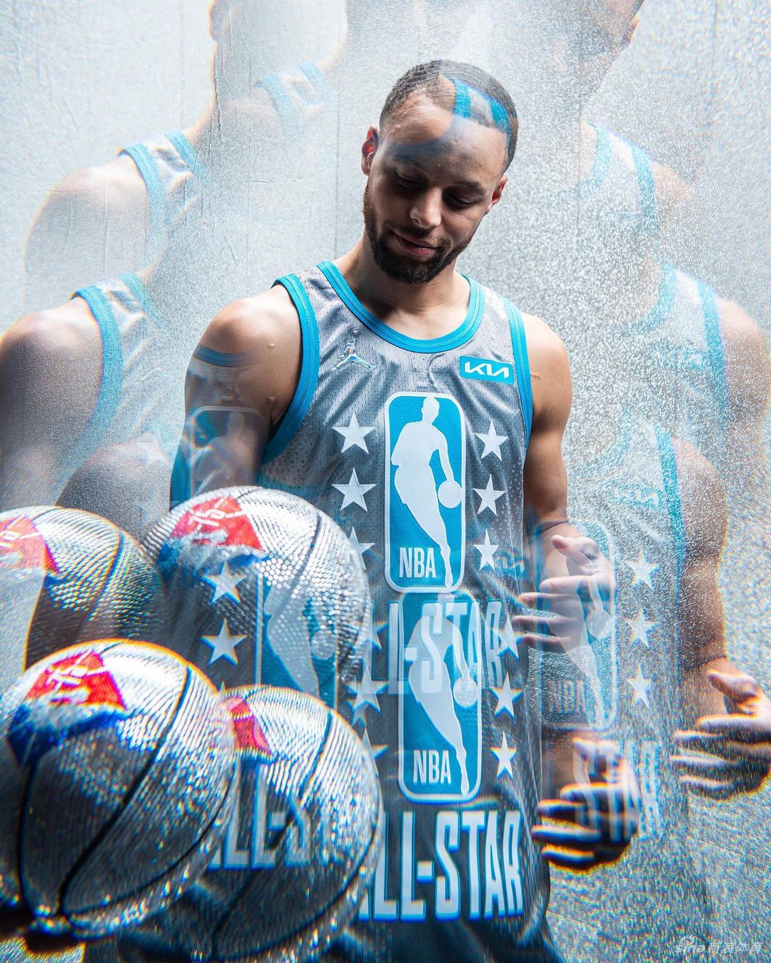 詹姆斯库里领衔NBA全明星个人写真