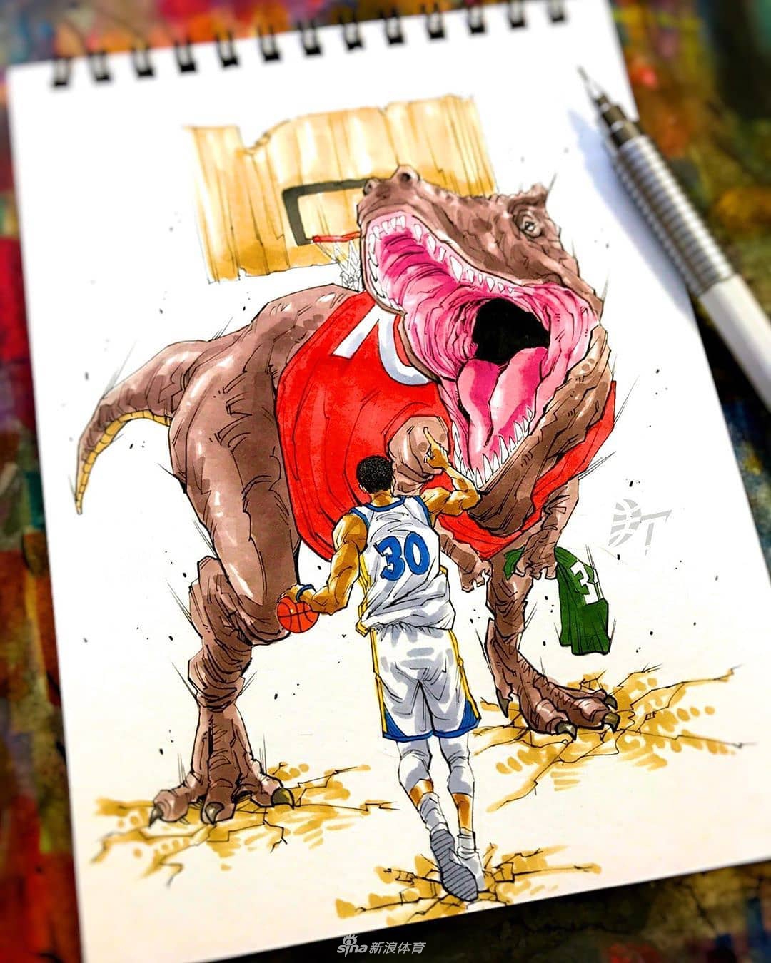 NBA总决赛海报预热:这是加拿大与美国的对抗