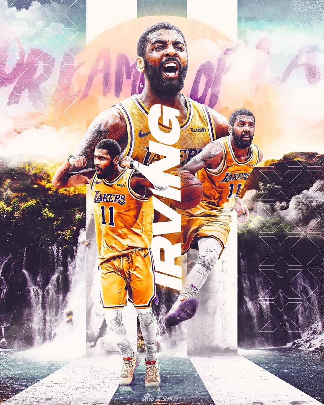 欧文将来湖人投奔詹姆斯浓眉?