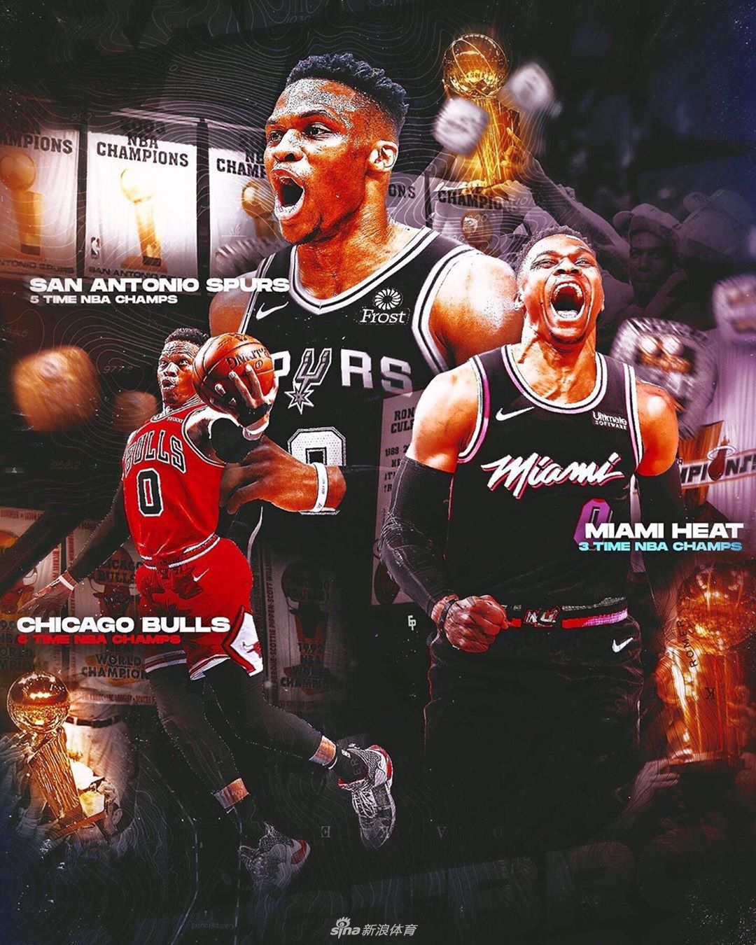 威少摆上交易货架!火箭热火活塞雄鹿都有意