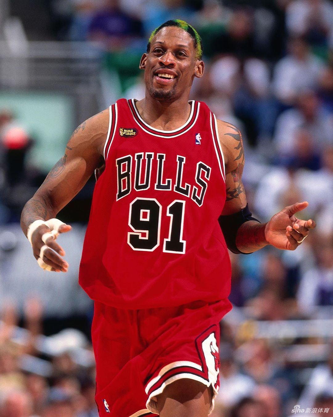大虫罗德曼球衣回顾:公牛最经典 湖人独一无二_高清图集_新浪网