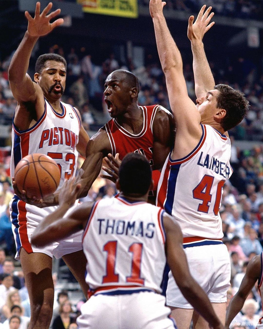 当年乔丹遭遇的野蛮防守 放在现在是什么水平