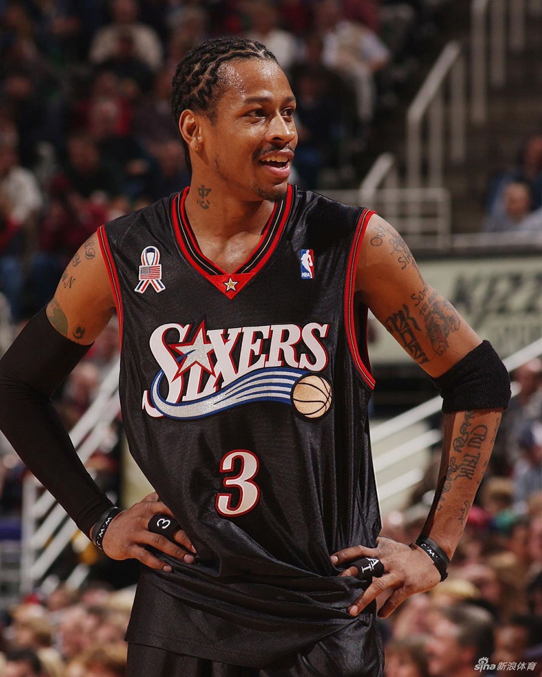 艾弗森老照片:费城3号精灵 他曾让乔丹科比服气
