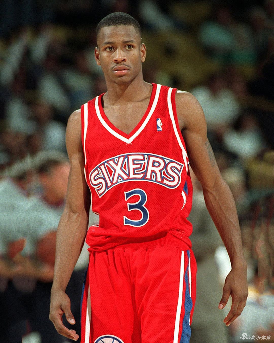 艾弗森老照片:费城3号精灵 他曾让乔丹科比服气