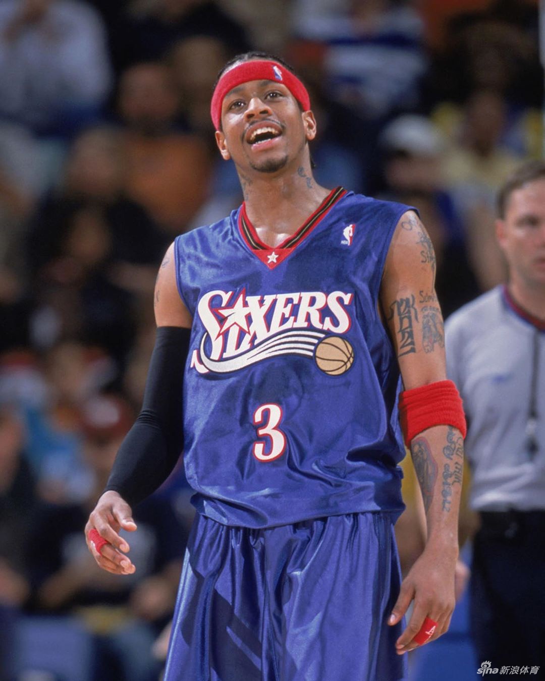 艾弗森老照片:费城3号精灵 他曾让乔丹科比服气