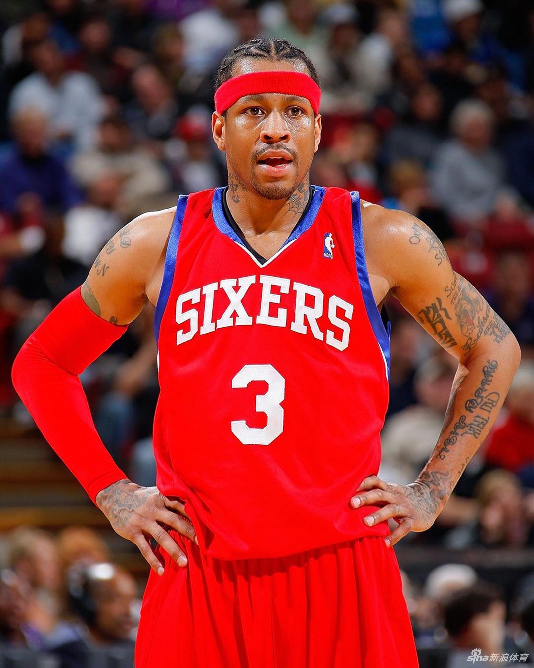 艾弗森老照片:费城3号精灵 他曾让乔丹科比服气