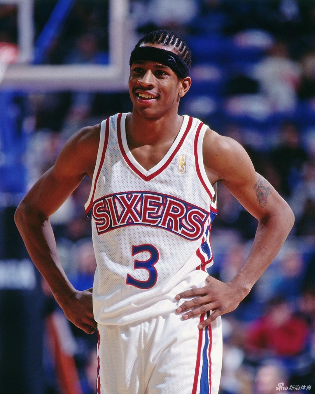 艾弗森老照片:费城3号精灵 他曾让乔丹科比服气