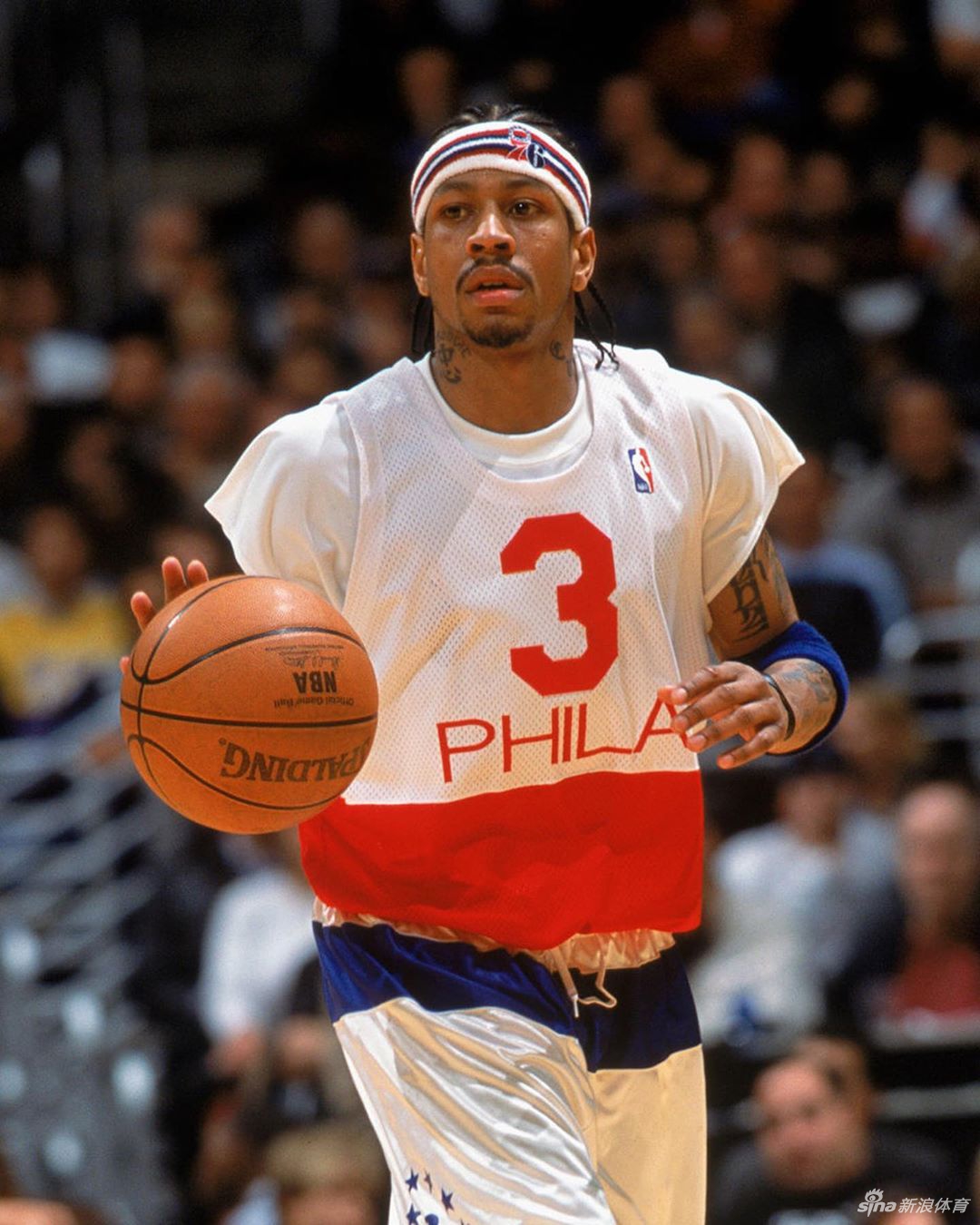 艾弗森老照片:费城3号精灵 他曾让乔丹科比服气