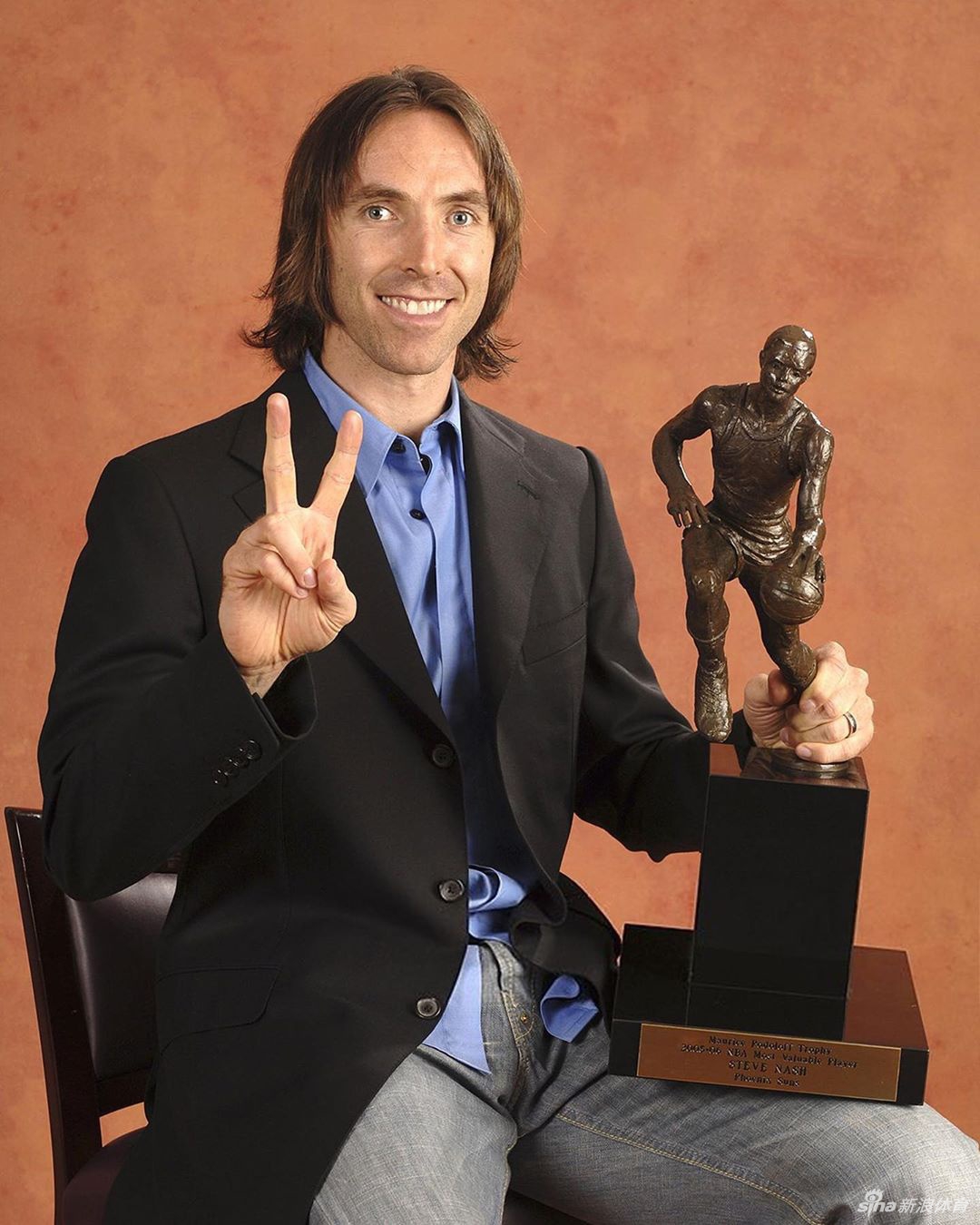 纳什老照片:96黄金一代成员 MVP+助攻王