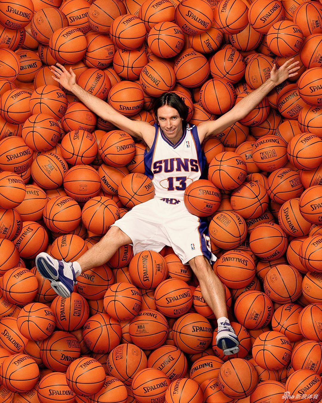 纳什老照片:96黄金一代成员 MVP+助攻王