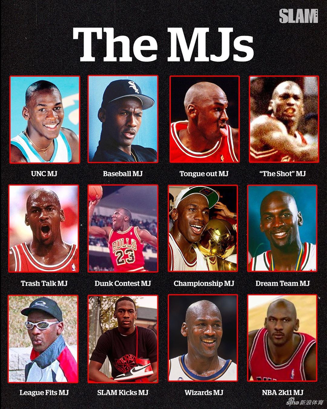 《SLAM》杂志历年乔丹封面写真：哪一张是你最爱