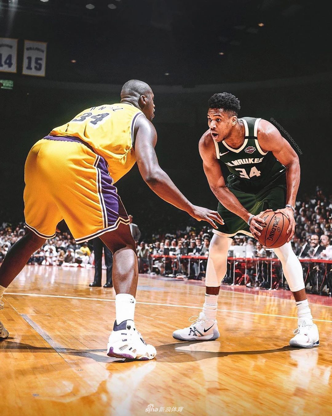 字母哥vs奥尼尔