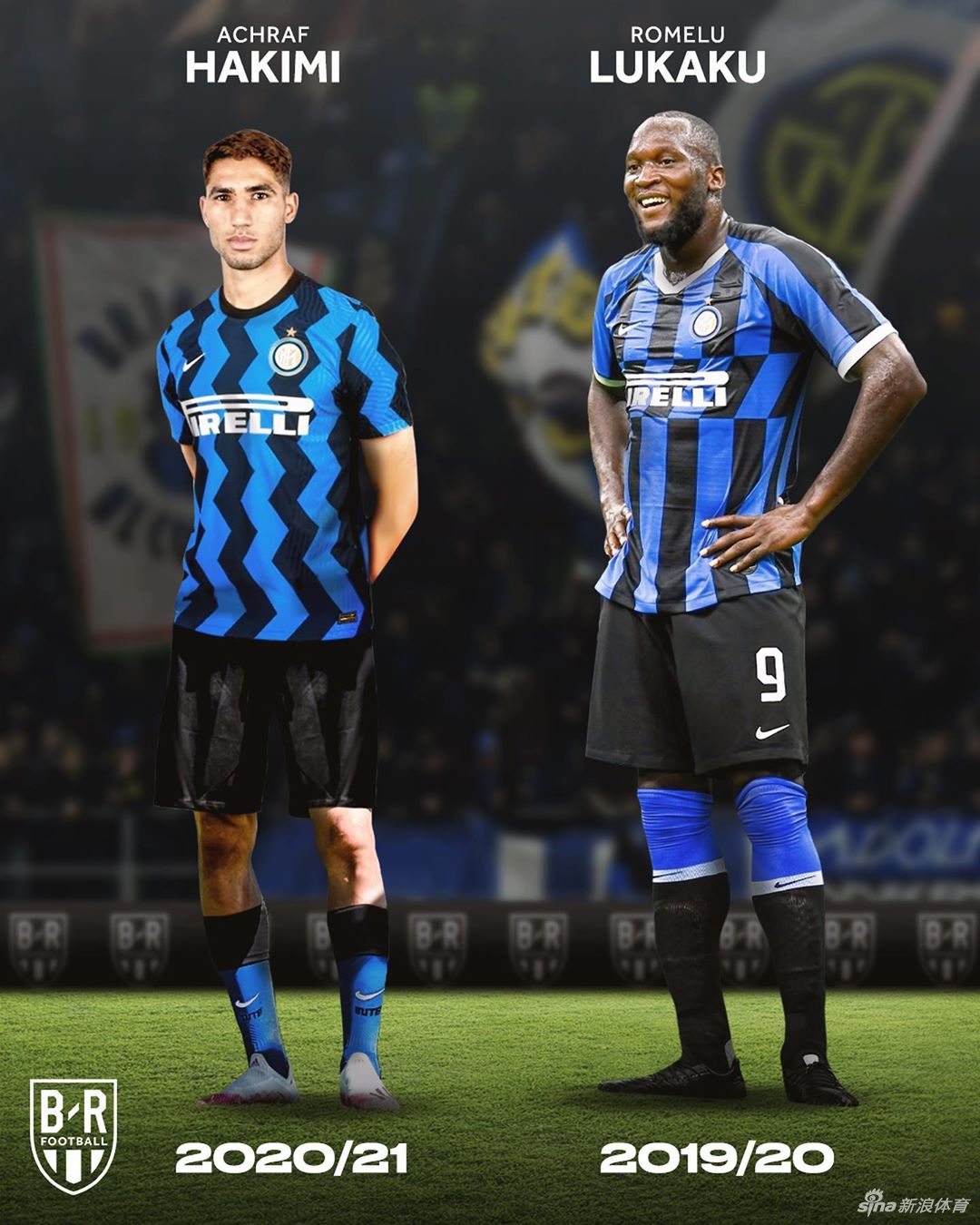 国际米兰近20年球衣变化图谱 从罗纳尔多到卢卡库_高清图集_新浪网