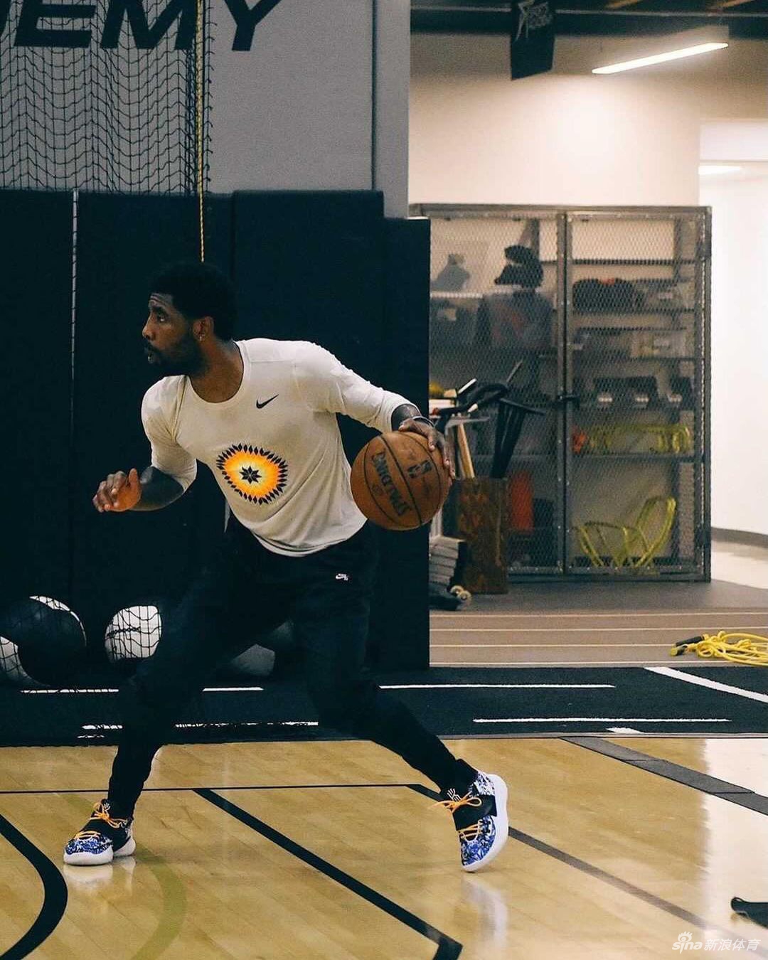 死神与德鲁大叔合体！杜兰特与欧文同场训练