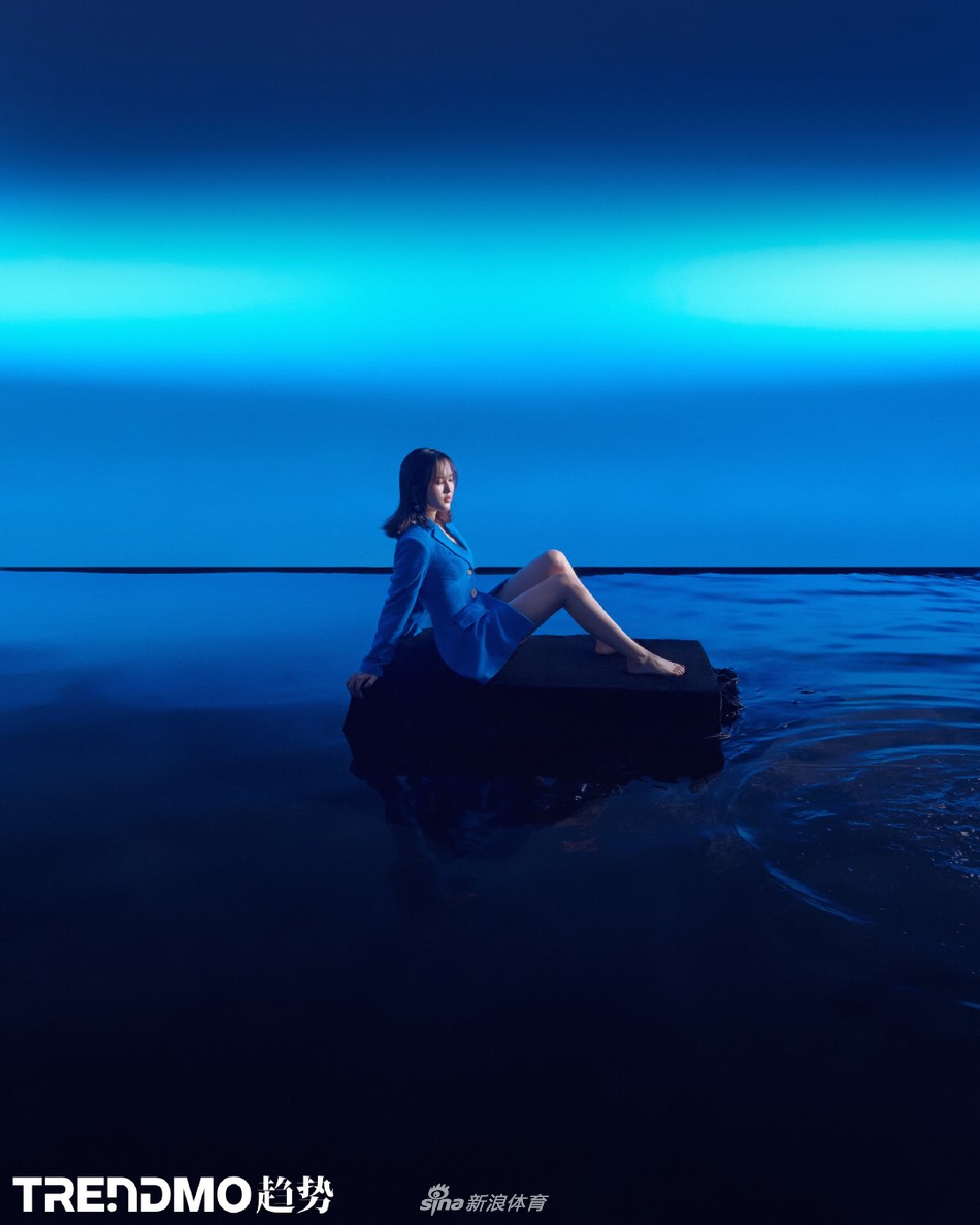 美出新高度!陈若琳湖面写真大片释出