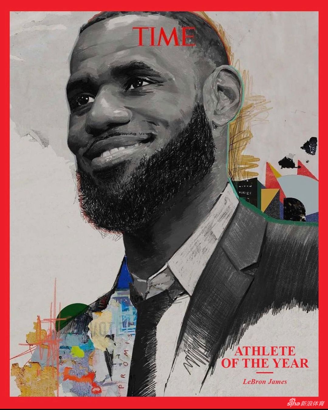 詹姆斯当选《时代》杂志2020年度最佳运动员