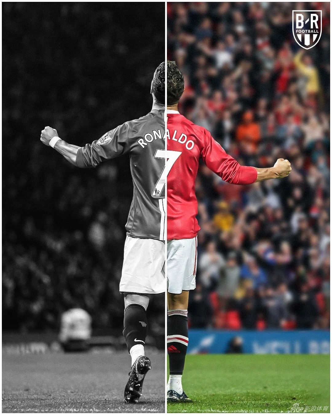 C罗拍摄曼联球衣官方写真 号码仍是未知数